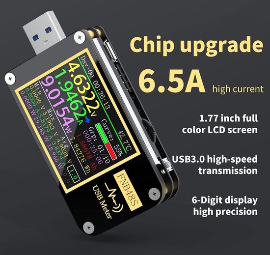 Treedix Usb-kabel, datadraad, testboard, USB, LineCable Tester, USB