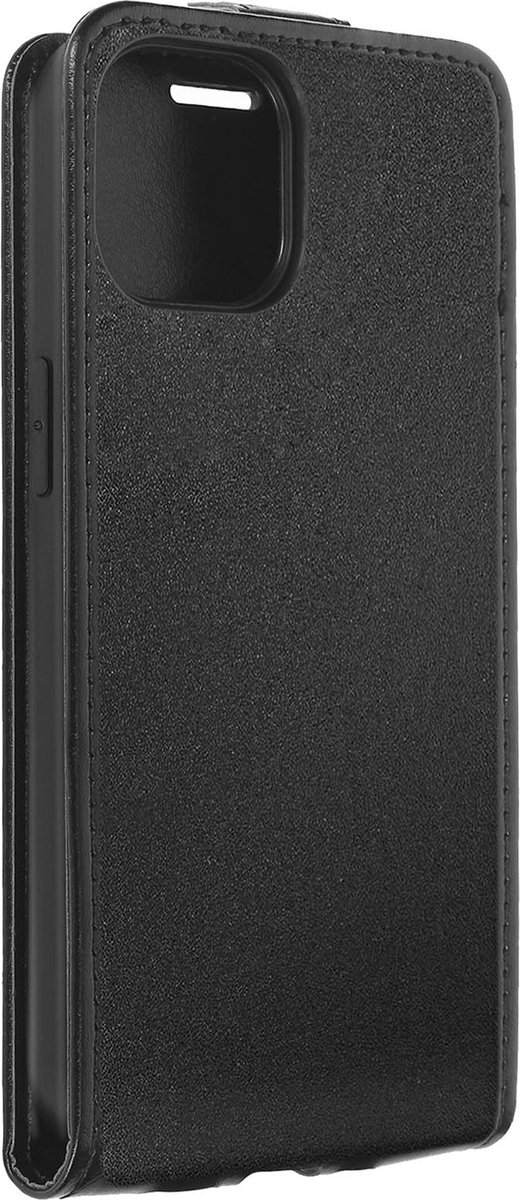 Avizar Foliohoes Geschikt voor iPhone 15 Verticaal met kaarthouder, Zwart