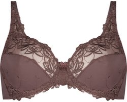 Hunkemöller Dames Lingerie Niet-voorgevormde beugel bh Diva - Bruin - maat B70
