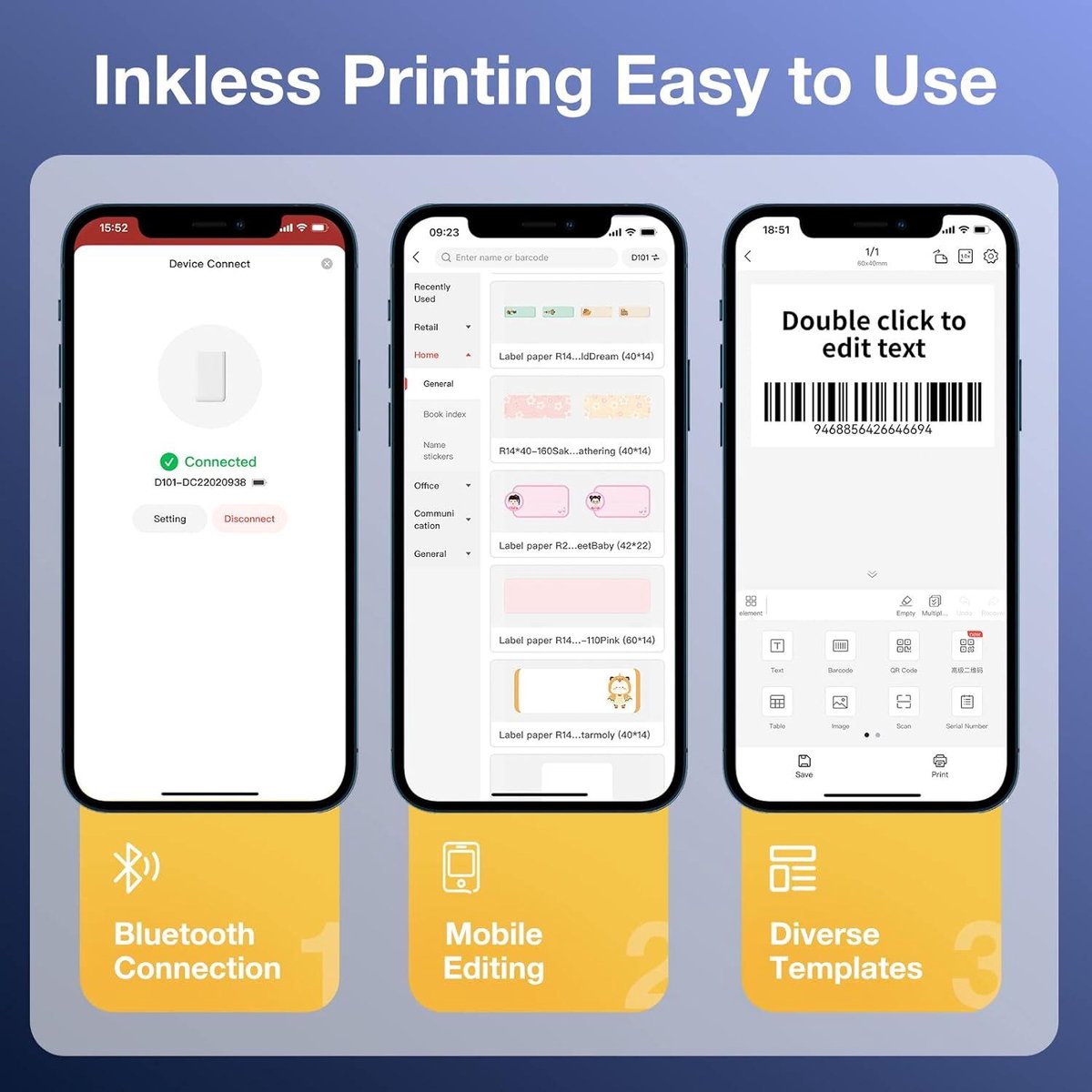 Niimbot - D101 - Labelprinter - Makarov Shop