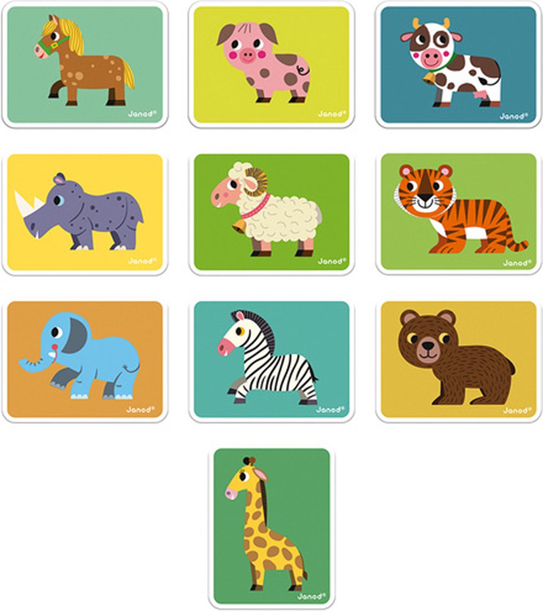 Janod - Magnetibook - Dieren — afbeelding 13