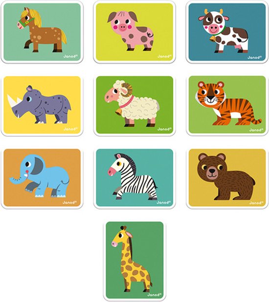 JANOD Animals Magneti'book