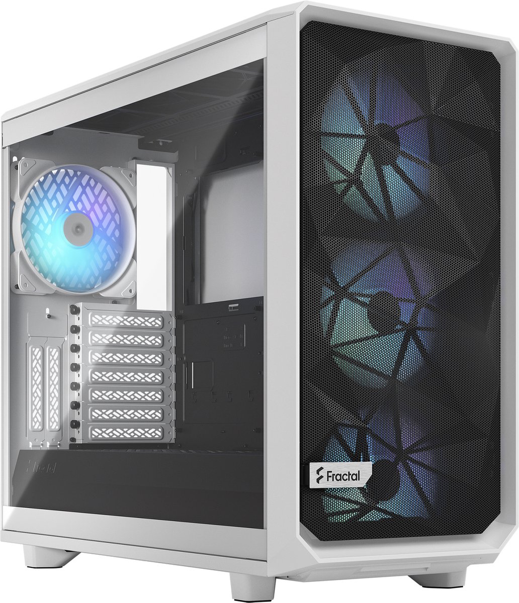 Fractal Design - Meshify 2 RGB White TG Clear Tint - PC - Witte doos (FD -C -MES2A -08)