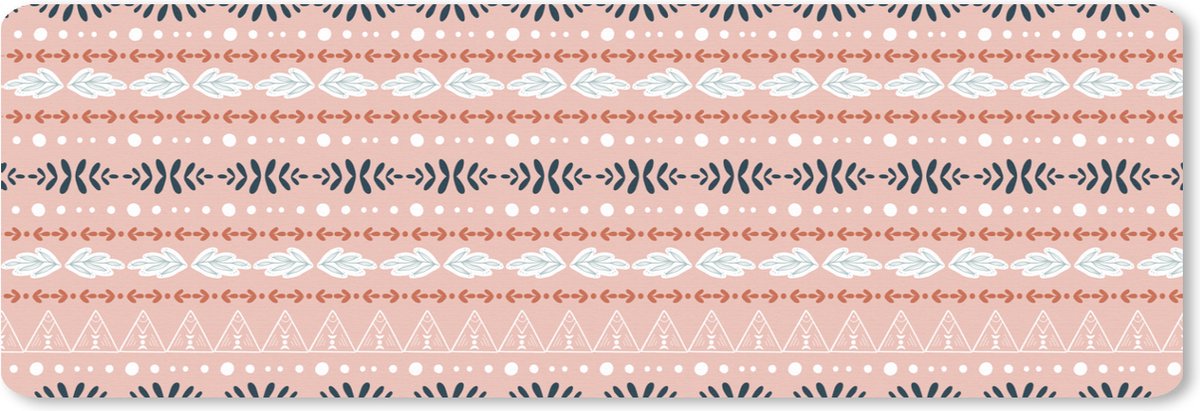 Muismat XXL 90x30 cm - Bureau onderlegger - Bureau mat Design - Meisjes - Boho - Bureaumat - Gaming mousepad xl - Bureaulegger groot - Computer deskmat