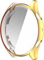 Screenprotector watch case - hoesje - geschikt voor Amazfit GTR 3 en GTR 3 Pro - goud