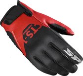 Spidi CTS-1 Black Red Motorcycle Gloves 2XL - Maat 2XL - Handschoen
