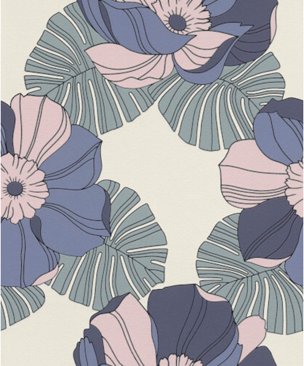 Vinylbehang op de flizelin pam. Wallpapernwechsel II Rasch 0.53x10m 804928
