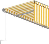 vidaXL-Luifel-automatisch-uittrekbaar-met-rolgordijn-3x2,5-m-geel-wit