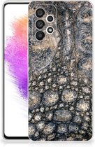 Hippe Hoesjes Geschikt voor Samsung Galaxy A73 5G Telefoon Hoesje Krokodillenprint