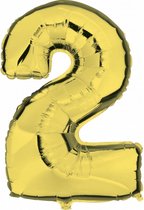 21 jaar folie ballonnen goud
