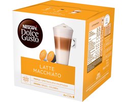 Multipack Nescafé Dolce Gusto koffiecapsules, Latte Macchiato, 6 pakken 16 stuks