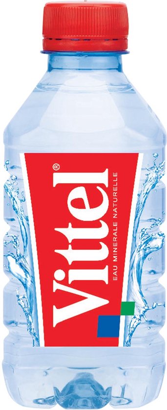 Eau Vittel, bouteille de 33 cl, lot de 24