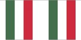 3x Buiten vlaggenlijn Hongarije 3 meter - Hongaarse vlag - Supporter feestartikelen - Landen decoratie en versieringen