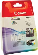 Canon PG-510 / CL-511 - Inktcartridge / Zwart / Kleur