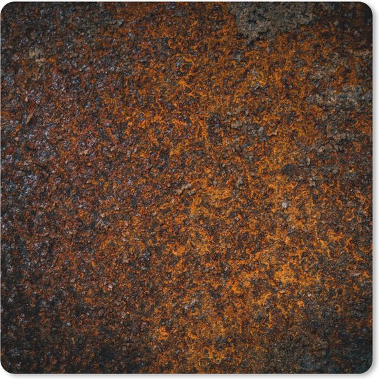 Tapis de souris XXL - Sous-main - Tapis de bureau - Rouille - Bronze - Plaque - 60x60 cm - Tapis de souris XXL