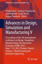 Omslag Advances in Design, Simulation and Manufacturing V