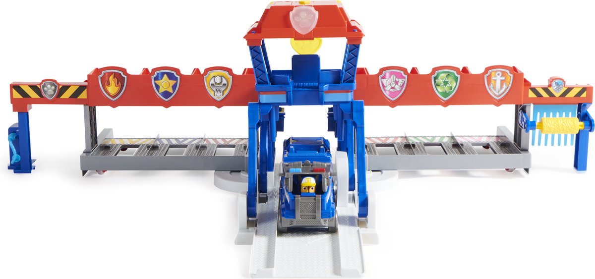 PAW Patrol , Big Truck Pups, Truck Stop HQ, Coffret de jeu transformable de  91,4 cm