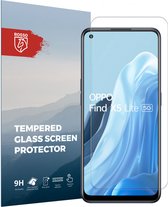 Rosso 9H Tempered Glass Screen Protector Geschikt voor Oppo Find X5 Lite | Glasplaatje | Beschermlaag | Beschermglas | 9H Hardheid