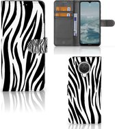 Beschermhoesje Nokia G10 | G20 Smartphone Hoesje Zebra