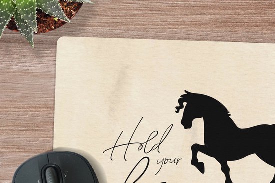 Stevige vinyl bureau onderlegger paarden knutselmat kinder placemat wasbaar - België