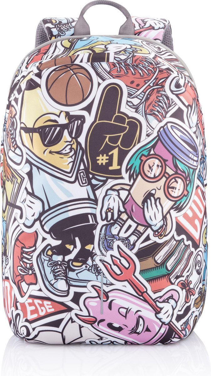 XD Design Bobby Soft Art - Anti-Diefstal Rugzak 16 liter - Grafitti