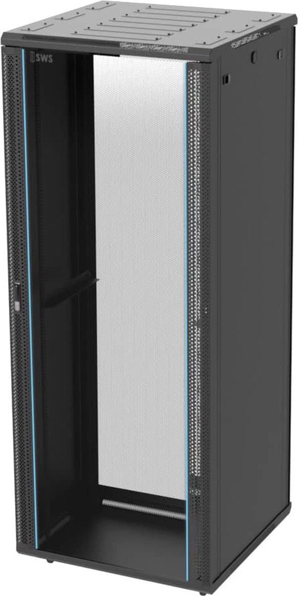 42U Serverkast 19 met geperforeerde voordeur, (BxDxH) 800x800x2000mm