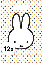 Nijntje thema uitdeelzakjes/snoepzakjes - 12x stuks - 30 x 21 cm - Feestzakjes - Kinderfeestje feestartikelen