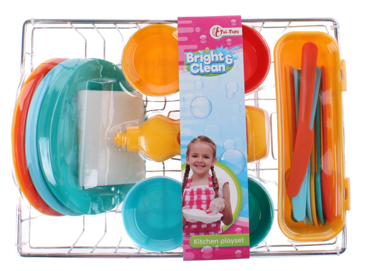 Toi-Toys 23-delige afwas speelset