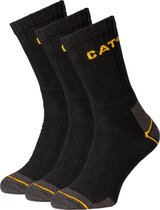 CAT Werksokken - Zwart met grijs - Maat 41/45