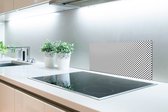 Spatscherm Keuken - Kookplaat Achterwand - Spatwand Fornuis - 60x30 cm - Patroon - Lijn - Design - Kleur - Aluminium - Wanddecoratie - Muurbeschermer - Hittebestendig