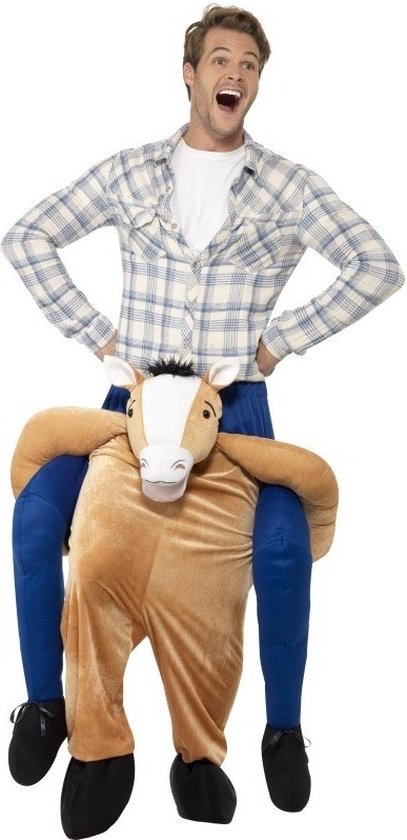 Smiffys Dierenpak paard - Kostuum voor volwassenen - Carnaval & themafeest