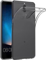LuxeBass Hoesje geschikt voor Huawei Mate 10 Lite - Silicone case - Kunststof - Soft cover - Transparant