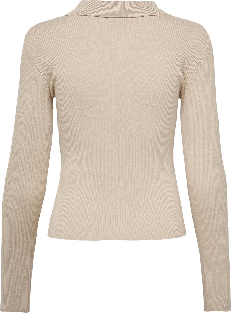 Jacqueline De Yong Drea L/s Short Cardigan - Maglie Donna Beige