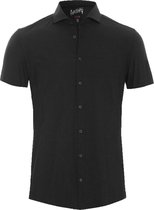 Pure - Short Sleeve The Functional Shirt Donkerblauw - Heren - Maat 40 - Modern-fit