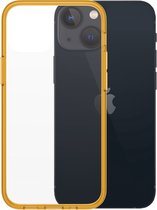 PanzerGlass ClearCaseColor geschikt voor de Apple iPhone 13 Mini Tangerine