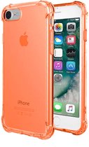 Smartphonica iPhone 6/6s transparant siliconen hoesje - Oranje / Back Cover geschikt voor Apple iPhone 6/6s