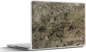 Laptop sticker - 15.6 inch - Stenen - Bruin - Leisteen - 36x27,5cm - Laptopstickers - Laptop skin - Cover