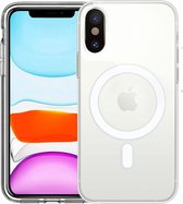 Hoesje Geschikt voor iPhone XS met Oplaadfunctie Hoesje Transparant - met Oplaadfunctie Hoesje Geschikt voor iPhone X Shockproof case hoesje doorzichtig - met Oplaadfunctie hoes oplader hoesje Doorzichtig - Hoesje Geschikt voor iPhone XS