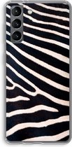 Case Company® - Hoesje geschikt voor Samsung Galaxy S21 hoesje - Zebra - Soft Cover Telefoonhoesje - Bescherming aan alle Kanten en Schermrand