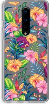 Case Company® - Hoesje geschikt voor OnePlus 8 hoesje - Tropisch 2 - Soft Cover Telefoonhoesje - Bescherming aan alle Kanten en Schermrand