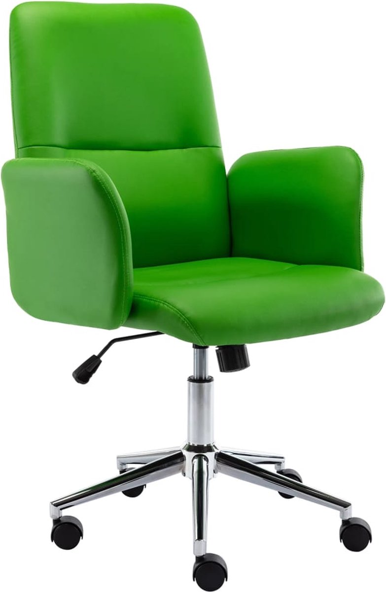 VidaLife Kantoorstoel kunstleer groen