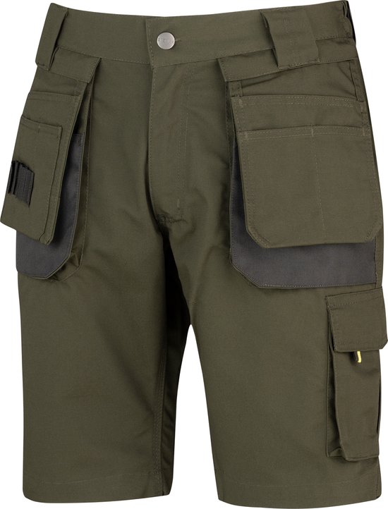 STØRVIK Job Pantalon de travail Court Homme - Taille XL - Vert olive