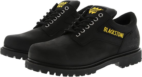 Blackstone 4 INCH OIL NUBUCK BLACK - 0439 Black - Worker - - Black - Taille: 38