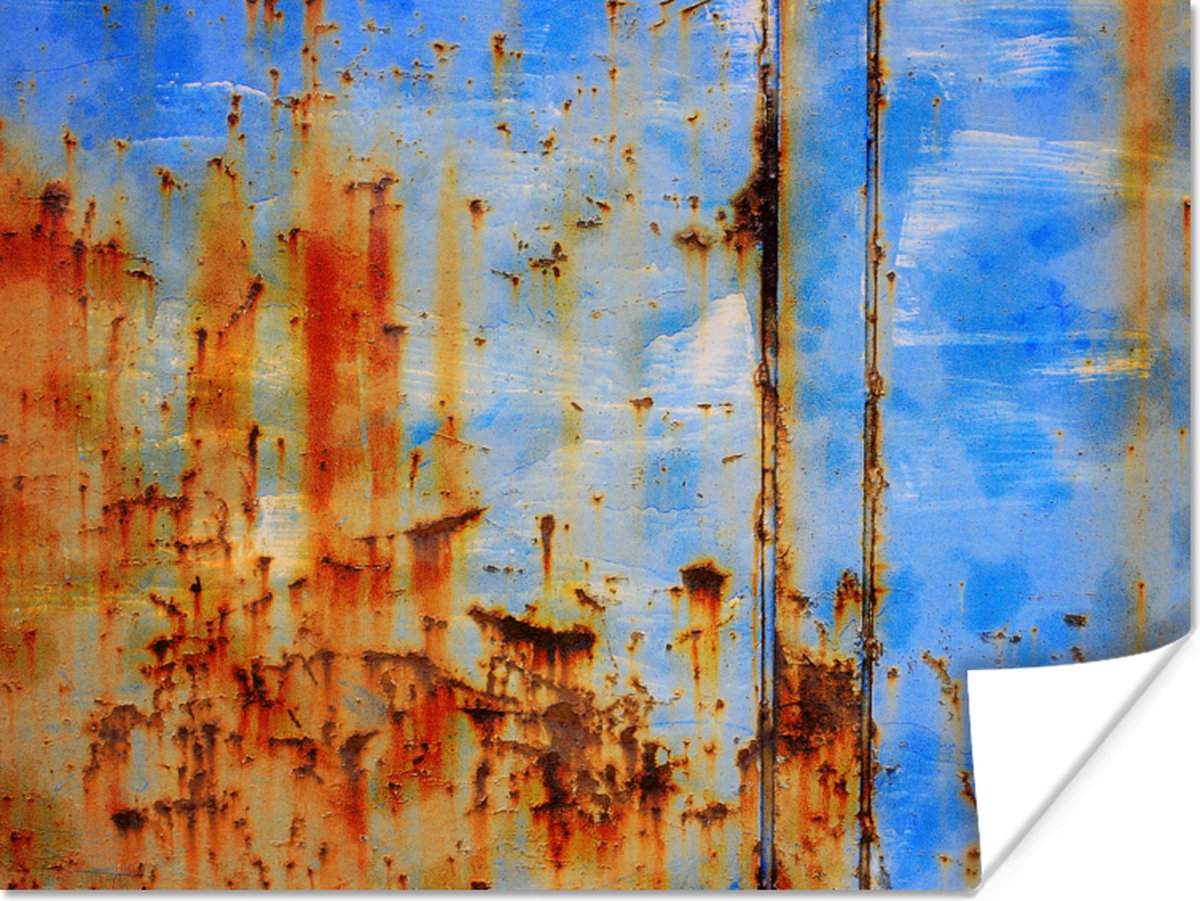 Poster Staal - Roest - Vintage - 40x30 cm