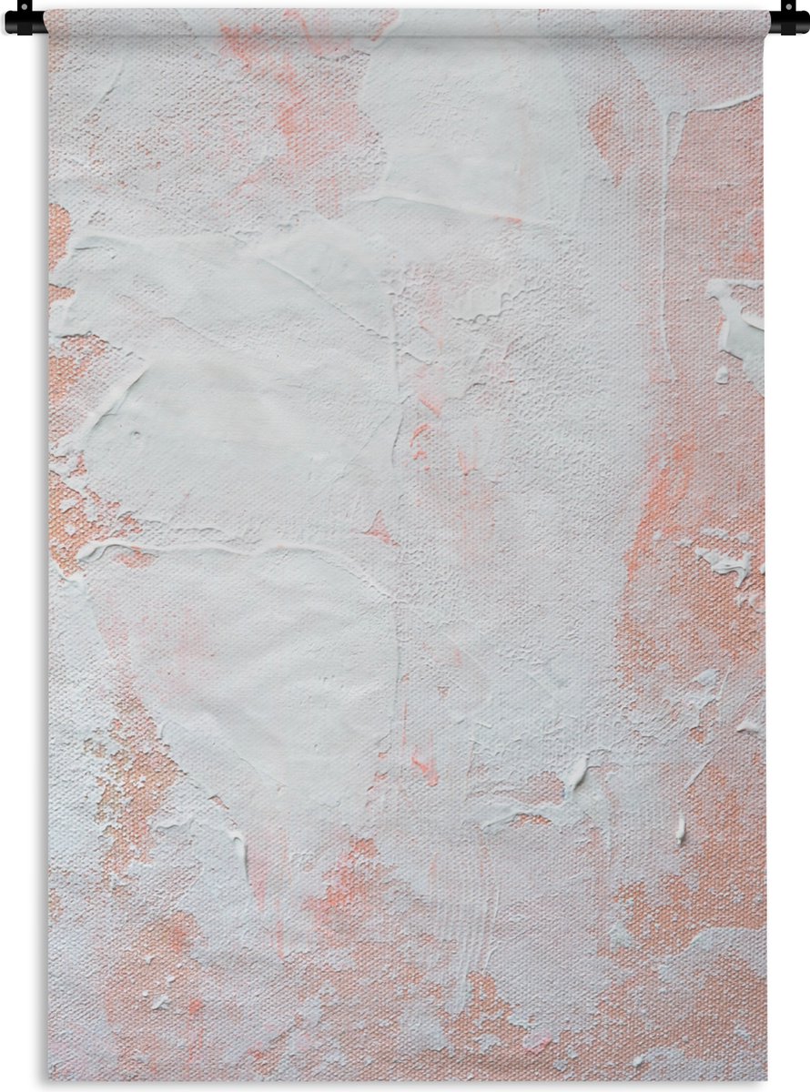 Wandkleed - Wanddoek - Verf - Abstract - Design - 60x90 cm - Wandtapijt