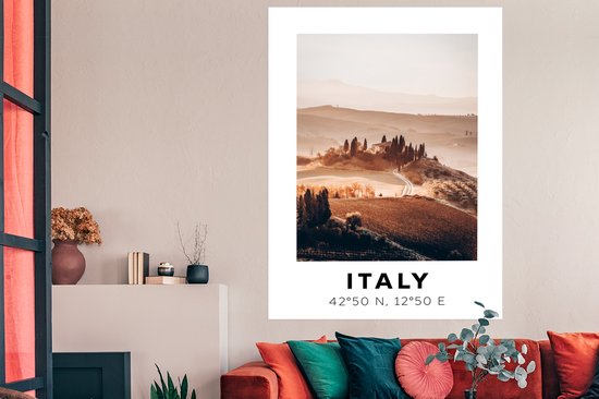 Poster Toscane - Italie - Été - 120x180 cm XXL