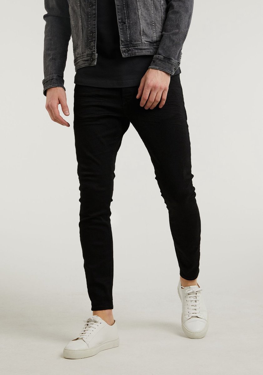 Chasin' Jeans Slim-fit jeans Iggy Shadow Zwart Maat W33L32