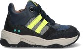 BunniesJR 222848-589 Jongens Hoge Sneakers - Blauw - Leer - Veters