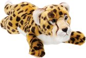 Pluche knuffel dieren Cheetah/Jachtluipaard 30 cm - Speelgoed knuffelbeesten