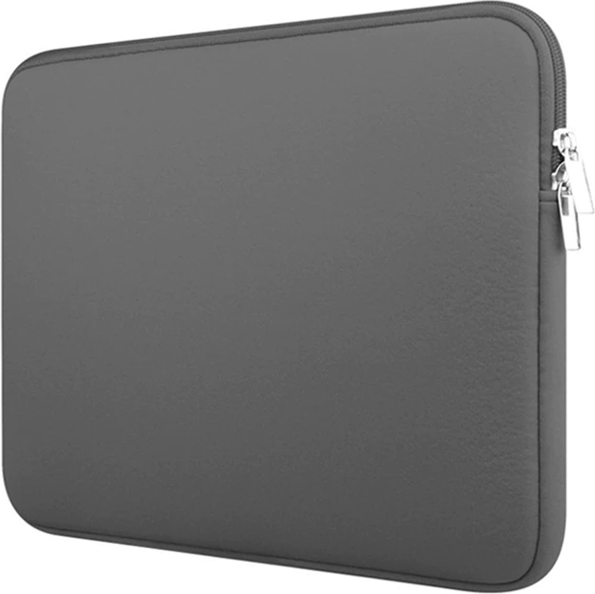 Laptophoes - Laptop sleeve 14 inch - Laptoptas geschikt voor Macbook, Laptop en Chromebook - Grijs - Case2go